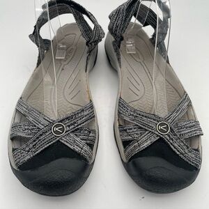 Keen Women's Strappy Sandals in‎ Black and Gray